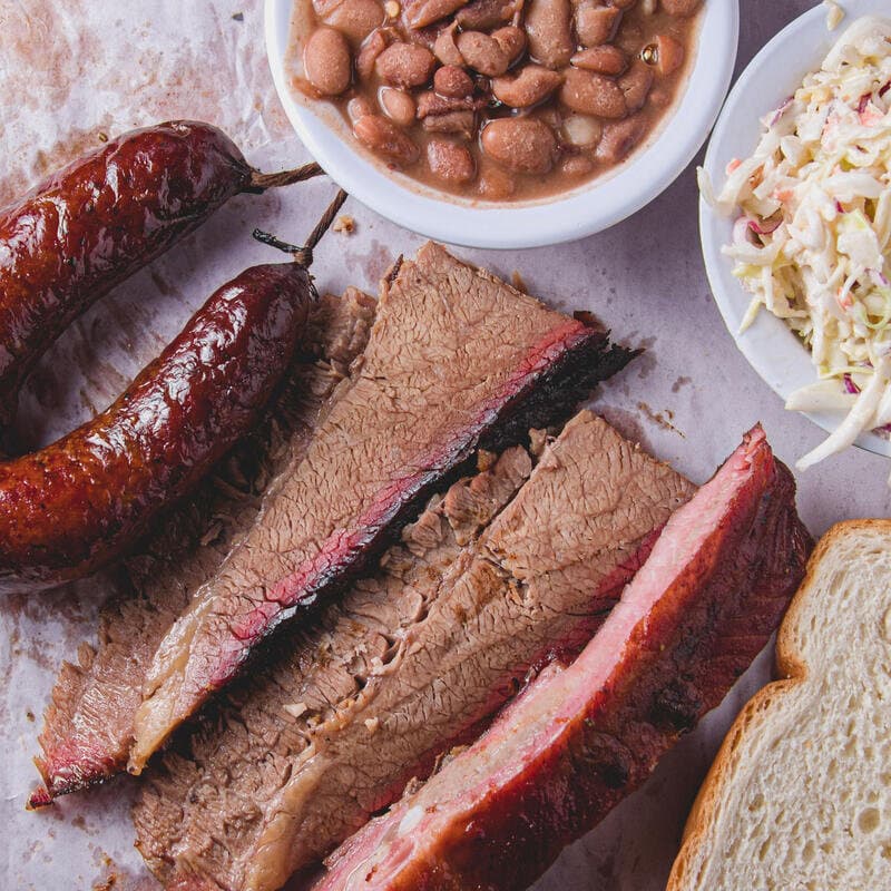 Delicious Texas BBQ for a Wimberley rehearsal dinner