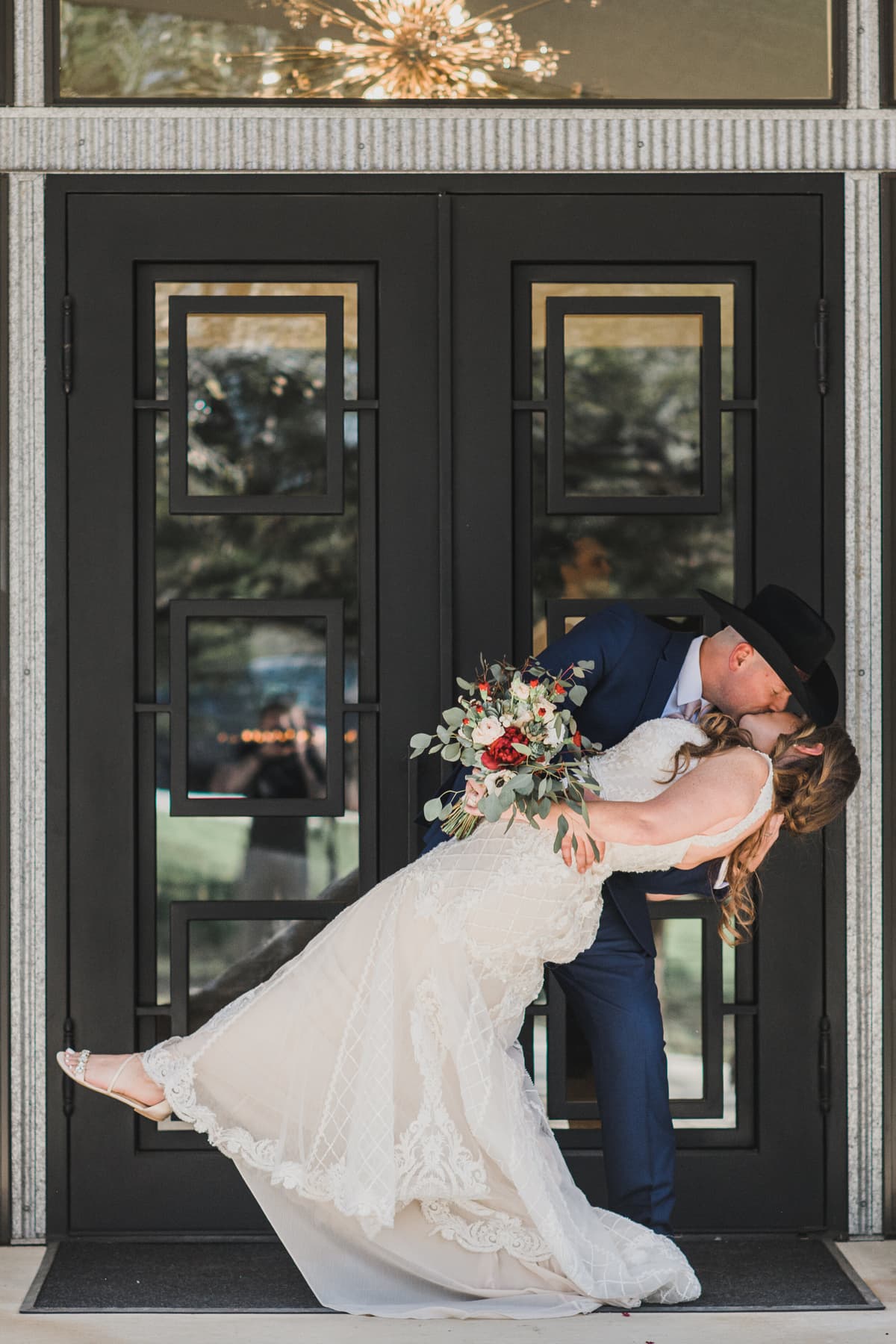 Prima Vista front door and venue entry for a wedding tour