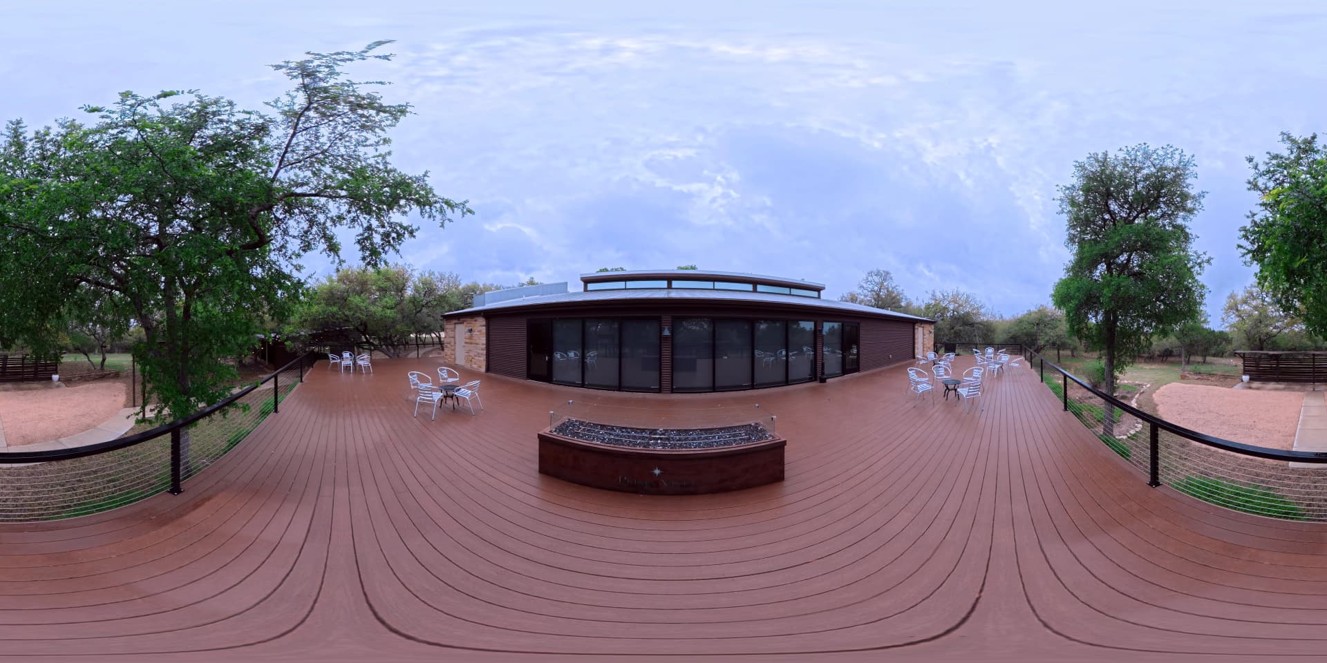 Panoramic view from Prima Vista's Grand Vista Terrace