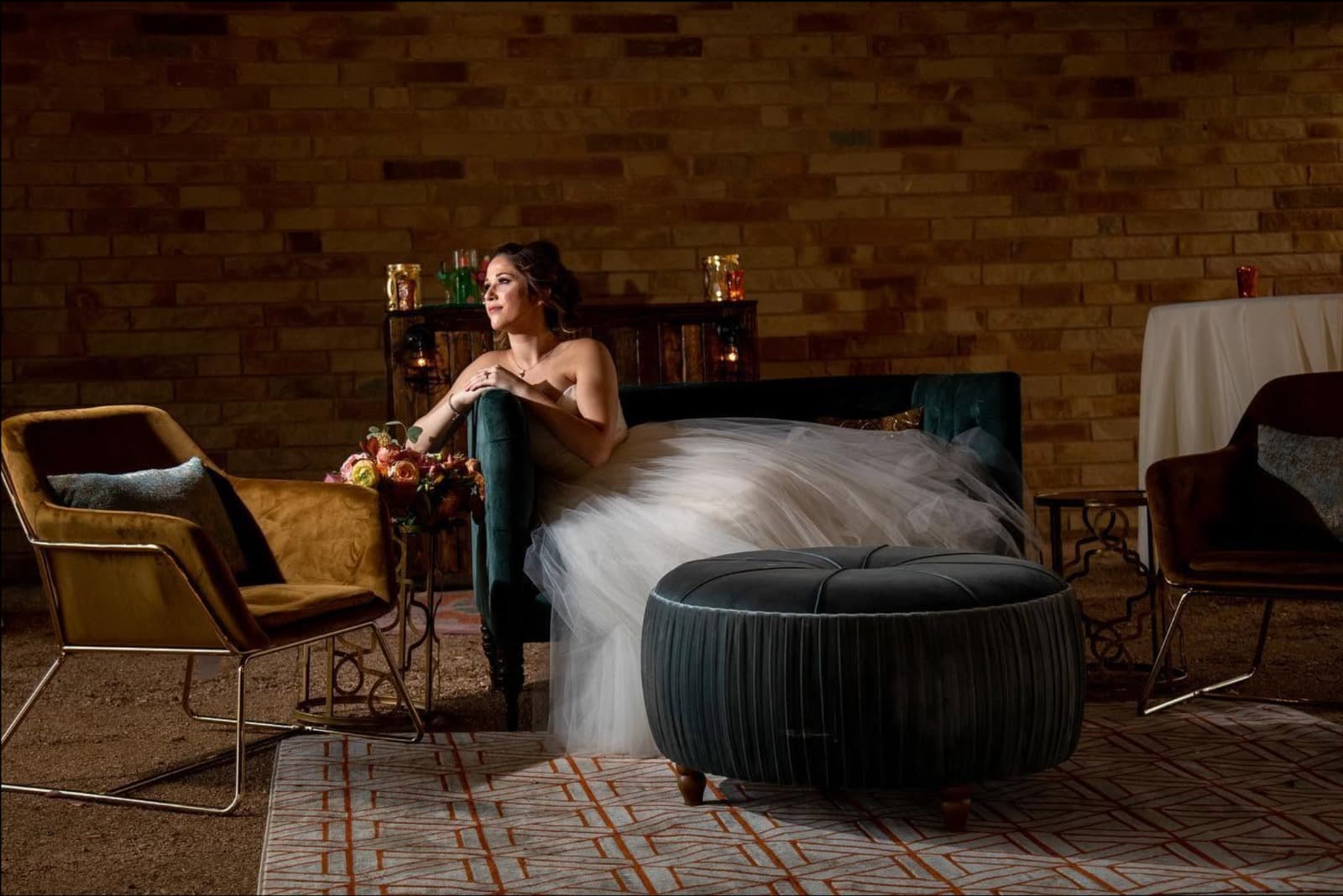 Bridal Portrait in the Covered Pavilion
