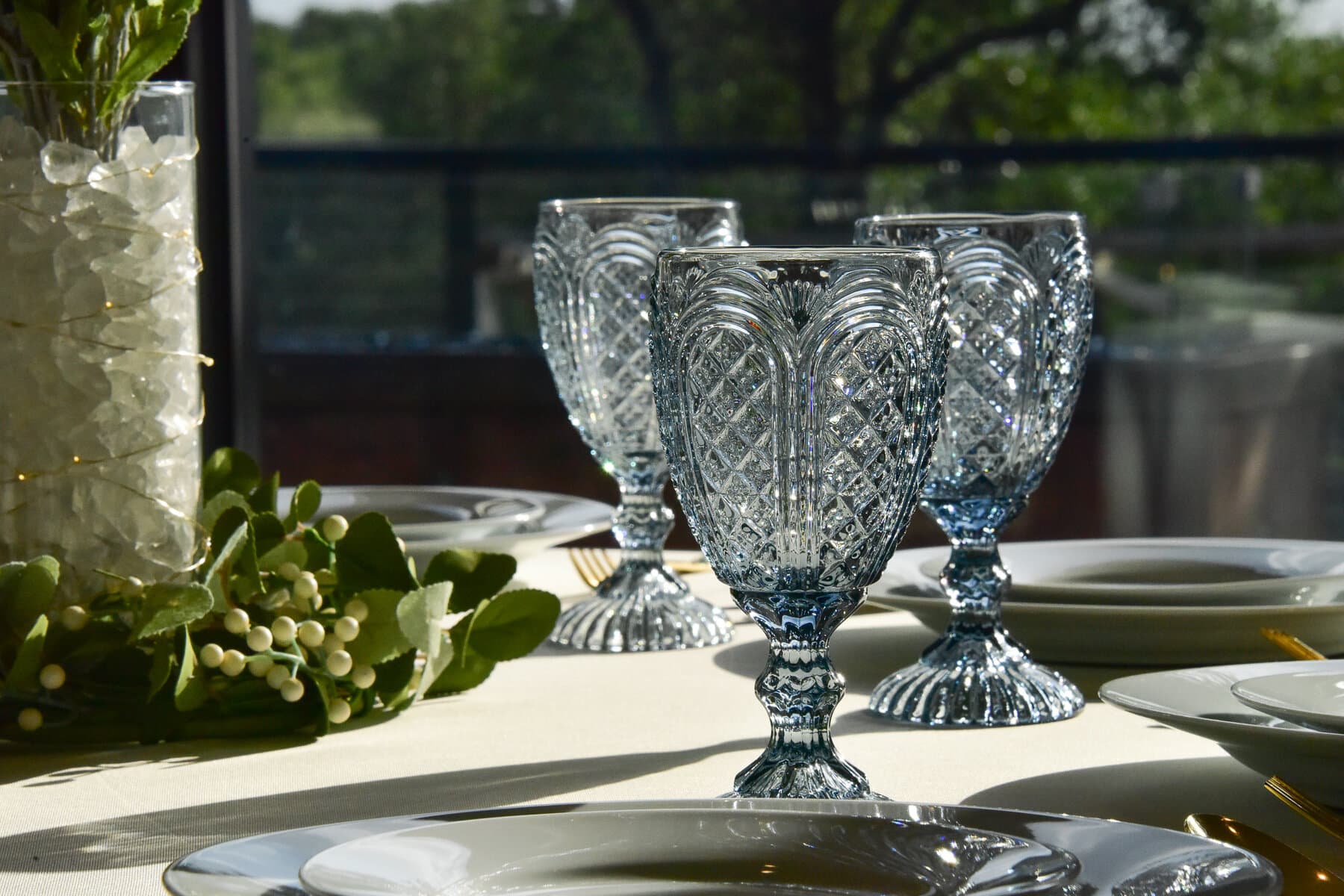 Wedding Goblets Closeup