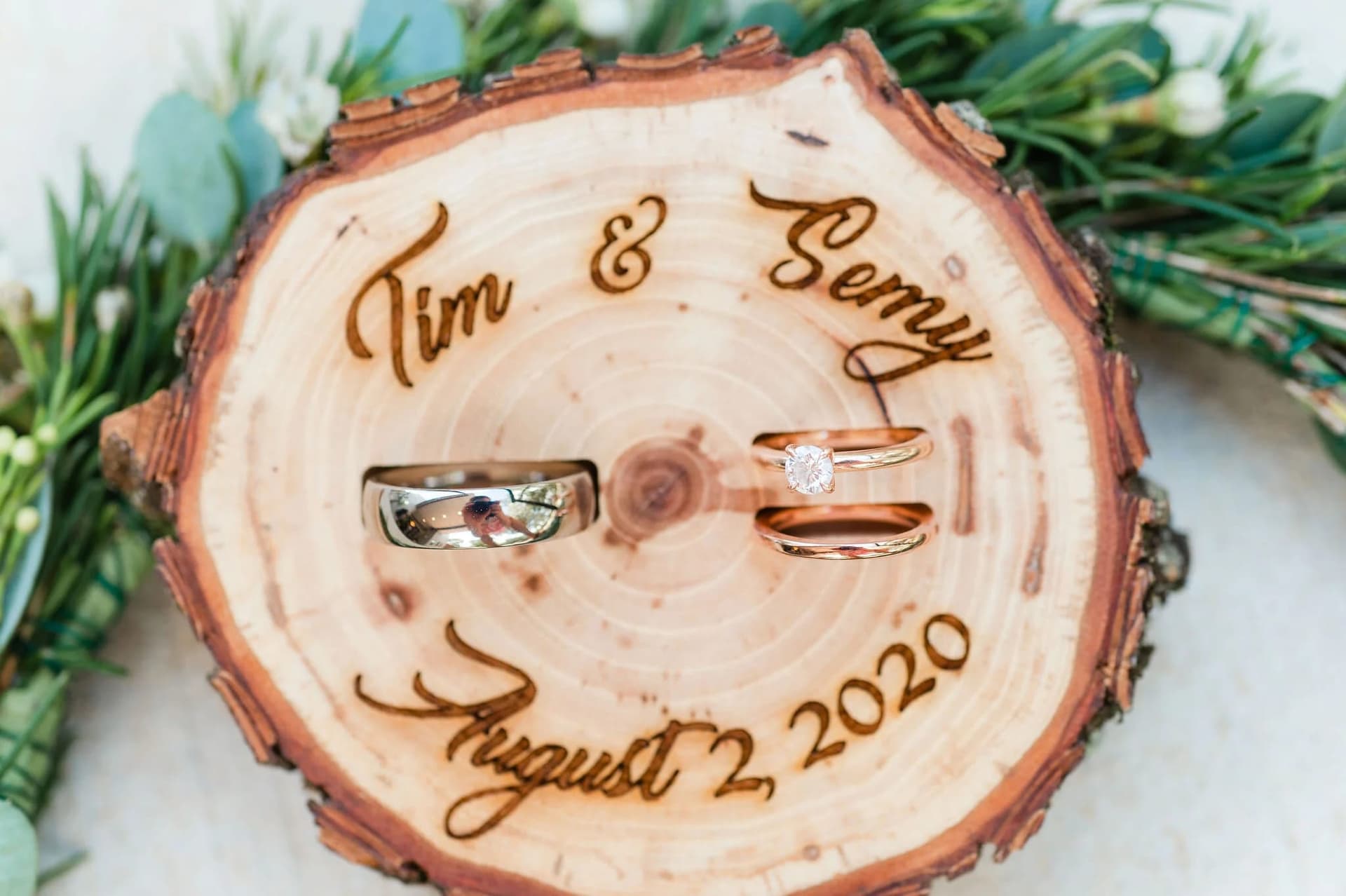 Wedding Rings Exchange Moments