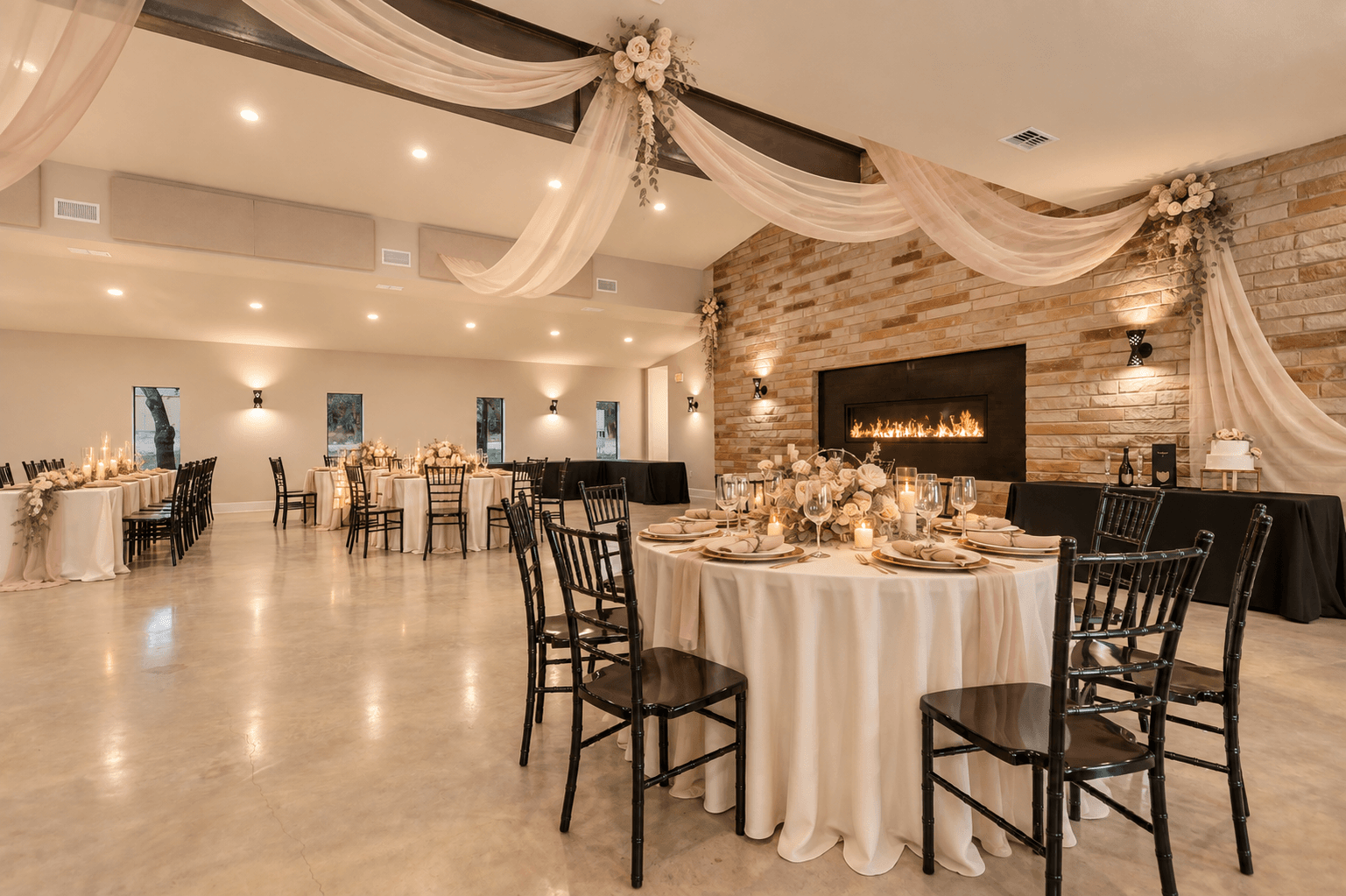 Soft Draped Romance Wedding Theme: Fabric, Florals, and Candlelight