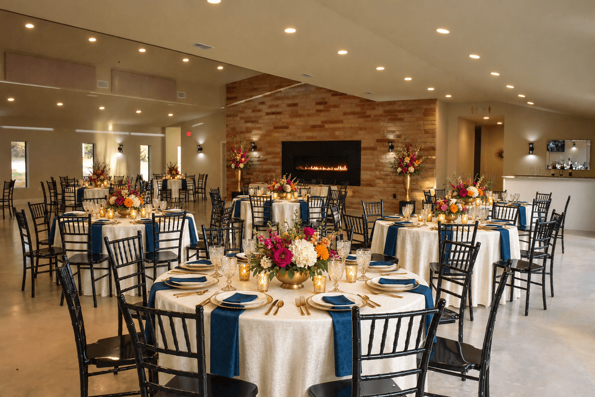 Contemporary South Asian Luxury reception concept