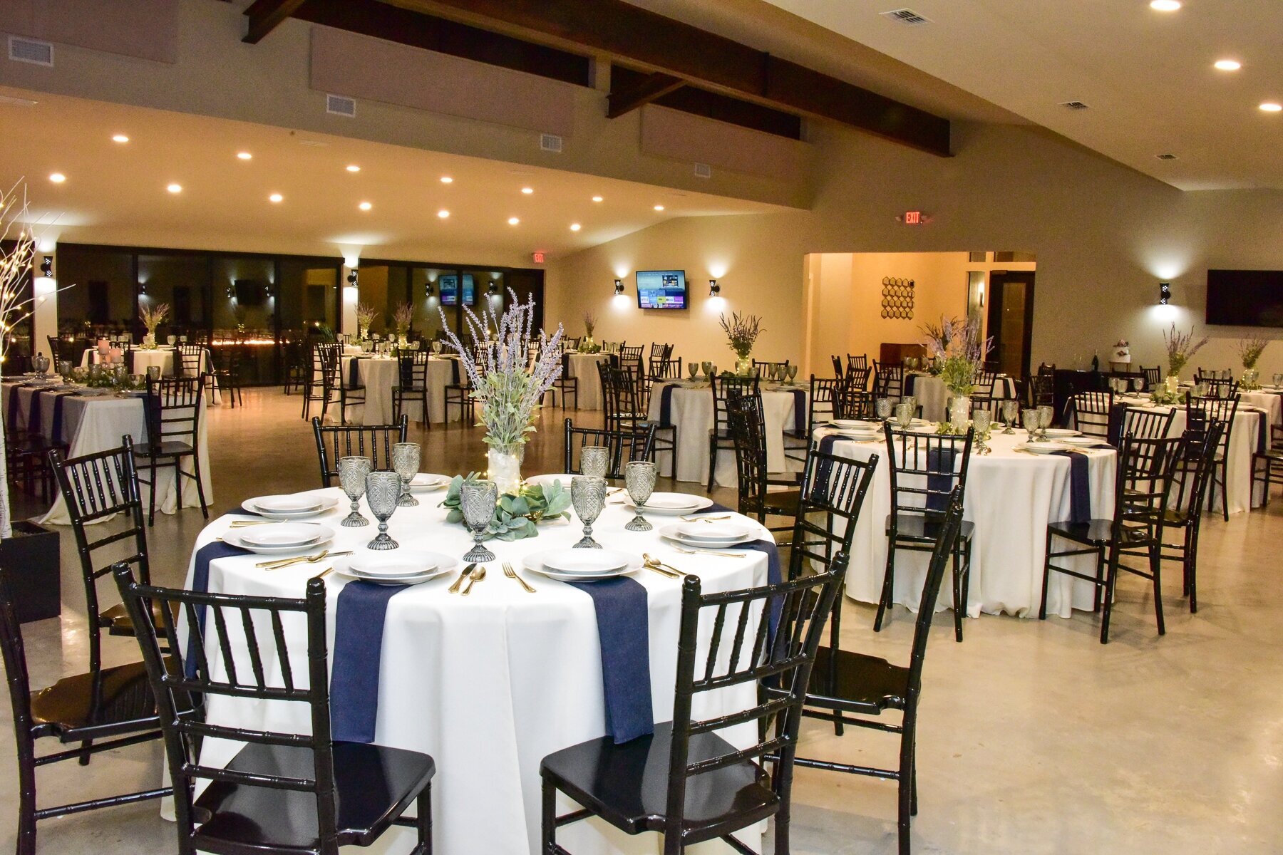 Reception Hall at Night