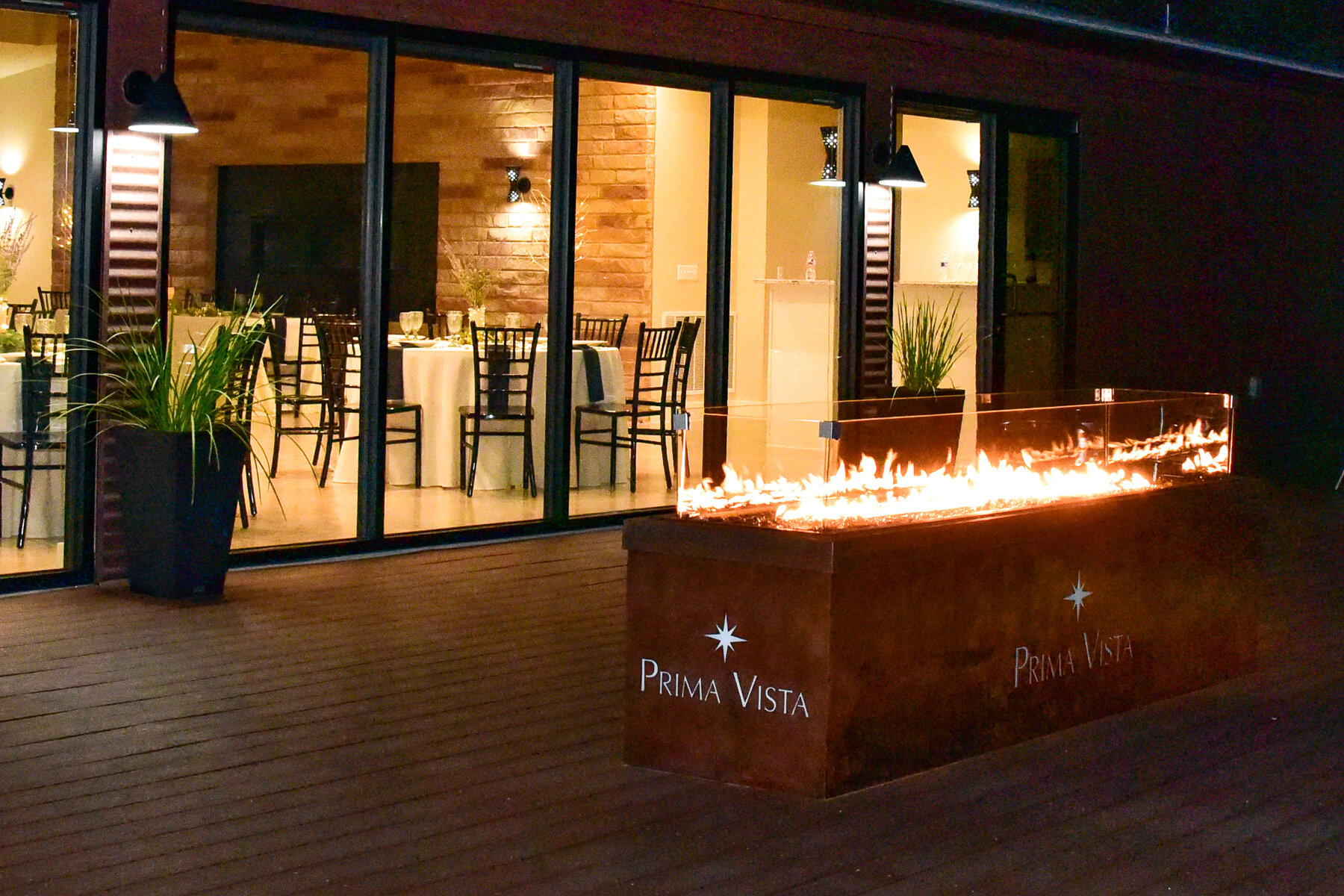 Deck with Fire Pit