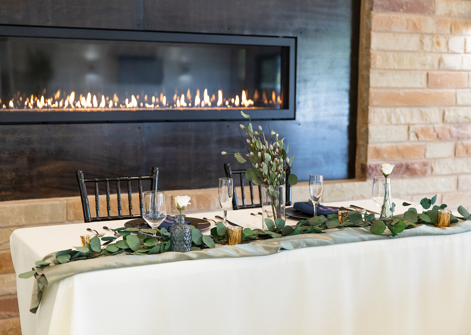Hill Country Venue Fireplace